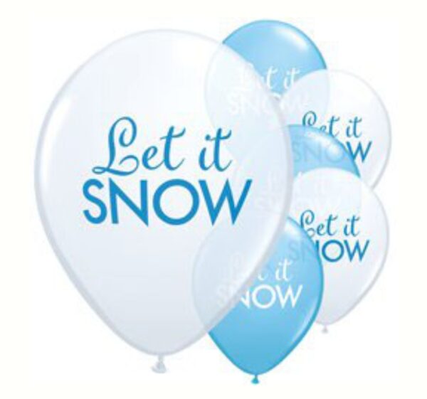 Ballons "Let it snow"