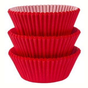 Rote Cupcake-Förmchen