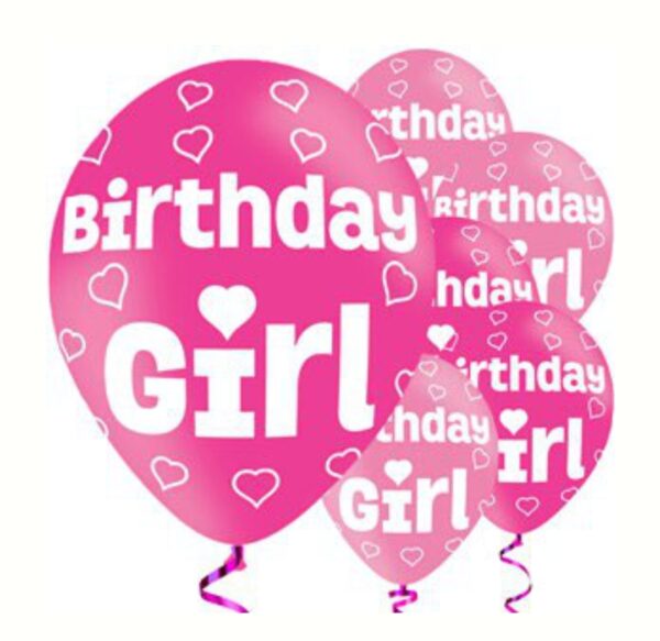 Ballons "Birthday Girl"