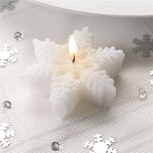 Schneeflocken Kerzen